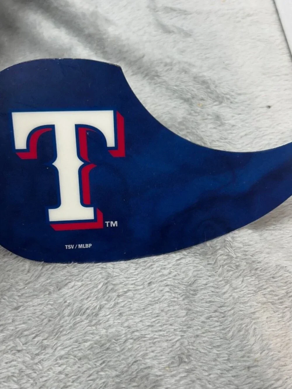 Texas Rangers Guitar Pick Guard Cover Woodrow Music MLB Official Merch